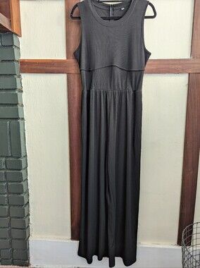 Black Sleeveless Jumpsuit XL